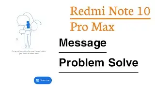 Redmi Note 10 Pro Max Message Problem Solve Message Not Send And Receive Problem Solve