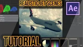 After Effects Tutorial : Realistic Jet Scenes - Element 3D V2.2