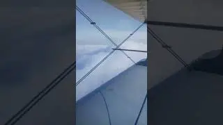 Полёт на АН-2 над облаками