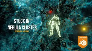 Stuck In Nebula Cluster 🪐💫 🪐💫 || Blender ||  Eevee