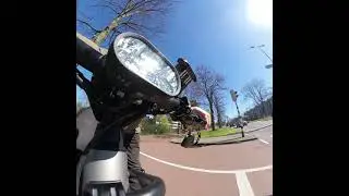Fietstocht dwars door Utrecht richting Nieuwegein.