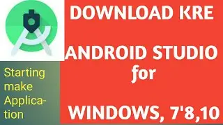 Androidstudio tutorial||How to download Android studio on window 7,8,9,xp.