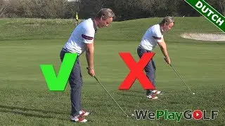 Golf tip: De correcte houding en bal positie voor een ijzer 7