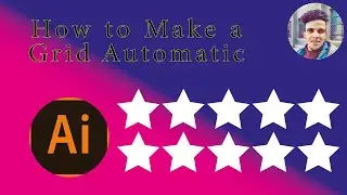 How to Make a grid automatic in  illustrator 2020  صناعة شبكة من الأشكال بشكل منتظم