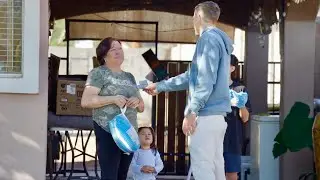 Asking Strangers For Food On Thanksgiving Day, Then Paying Their Rent