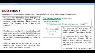 Les docstrings Python