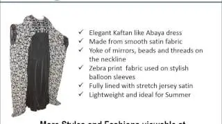 Muslim and Islamic Clothing Abaya and Hijab Styles