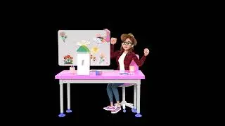 Green Screen Characters Logo Reveal Intro  Background