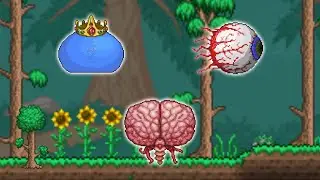 A melhor ordem para DERROTAR os BOSSES no Terraria