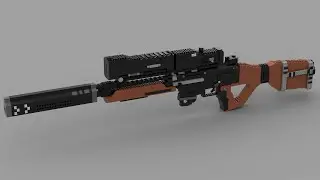 Custom LEGO Gun MOC: MDUN's Maverick A2 SR [COD Ghosts]