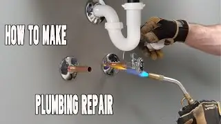 Plumbing Work In House! How to Make Home Plumbing Repair Diy
