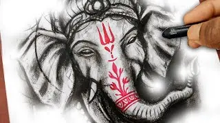 Lord Ganpati Drawing for 20 minutes