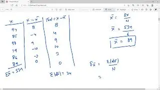 MEAN DEVIATION/ CA/ CS/CMA/BCOM/BA / STATISTICAL METHOD