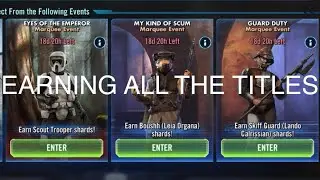 Unlocking The Titles in Re-Released Marquee Events! | Boushh, Skiff Guard Lando & Scout Trooper