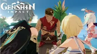 Alhaitham and Lumine vs Ayn Al-Ahmar cutscene (ENG Dub) | Genshin Impact 3.0 Sumeru Archon Quest