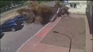 Water Main Explosion in Ukraine!