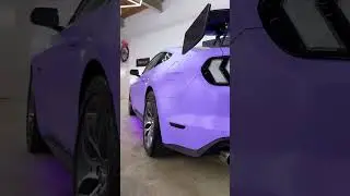GT Mustang Wrapped in KPMF Metro Matte Lilac Vinyl 💜