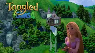 Tangled - Sims 4 Speed Build (Stop Motion | No CC)