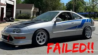 ABANDONED Integra to Failed RACE Car!! Road to Gridlife CMP!