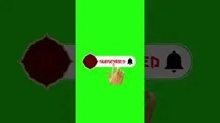 YouTube Subscribe Button Green Screen No Copyright #habibur_rahman