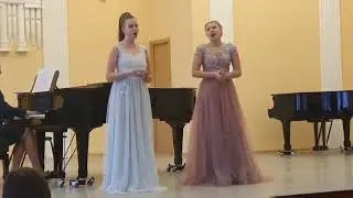 Дуэт "Сирень"    А.  Кос -   Анатольский  "Вдоль по бережку"