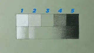 FREE Drawing Basics Course (16/17) - Toned Paper Value Scale Exercise