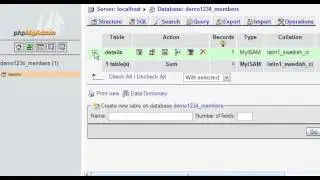 Importing databases and tables with phpMyAdmin