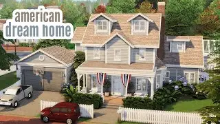 american dream home \\ The Sims 4 speed build