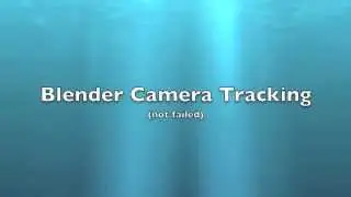 Blender Camera Tracking (not failed)