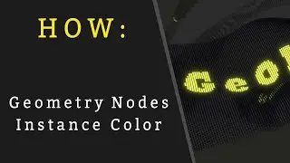 How to change the color of Instances in Blender