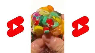 Satisfying Slime Video | Relaxing Slime ASMR #Shorts | P132