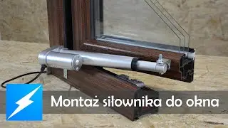 Automatycznie otwierane okno? Montujemy siłownik elektryczny do okna Elektrobim.pl