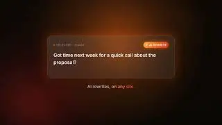 Text Expander + AI Rewriter in One Chrome Extension