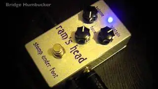 STOMP UNDER FOOT SUF VIOLET RAM's HEAD BIG MUFF FUZZ DISTORTION Effects Pedal