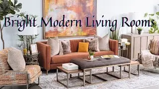 Bright Modern Living Rooms | Home Decor Ideas | Interior trends
