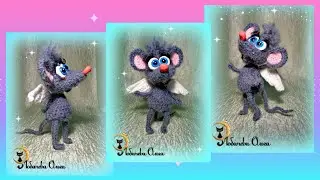 Master class on crocheting Valka the mouse.