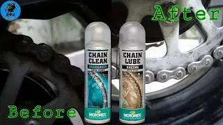 Motorex chain cleaner and lube - How to clean the bike chain