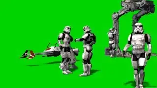 star wars green screen szene - free use