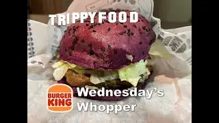 The Burger Meister: Burger King Wednesday Whopper #Wednesday #burger #BurgerKing #Netflix #purple