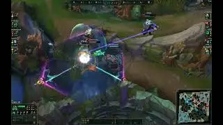 Clutch Zac Engages Kench Devours and Jinx 1v5