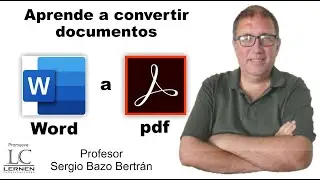 Learn how to convert a Word document to PDF for free and without software.