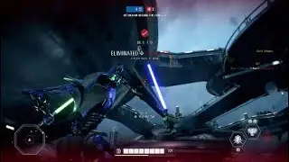 Star Wars Battlefront II: killing the target as the target whilst falling