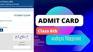 Navodaya Vidyalaya admit cards for Class VI JNVST-2024 (Phase-II)   on 20th January 2024