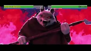 Puss in Boots vs Death (Final Battle)...with healthbars
