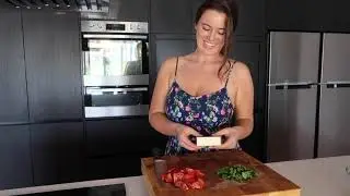 Frittata Part 1, Basil Tomato Feta | TIA PROVOST