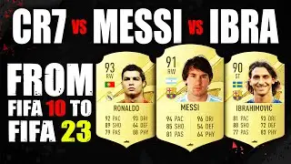 Ibrahimovic VS Messi VS Ronaldo FIFA EVOLUTION 🔥 | FIFA 10 - FIFA 23