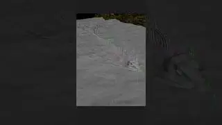 Update on water sim in Maya. WIP.  #dragonandme #maya3d #animation #lizard #iguana #dragon