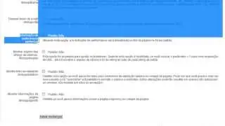 Modo de depuração (Debugging)