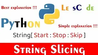 String Slicing in Python | Best Explanation with Animation | Programming For Fun