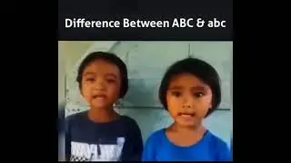 Difference between ABC and abc | Children comedy